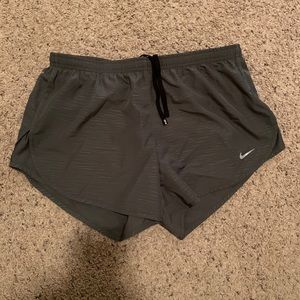 Grey Nike workout shorts